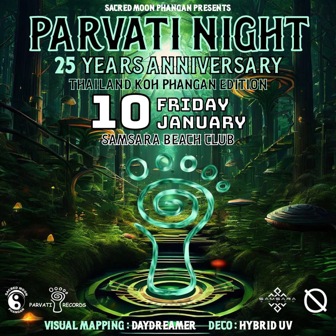 PARVATI NIGHT 25 years anniversary \u201cThailand KPG edition \u201c