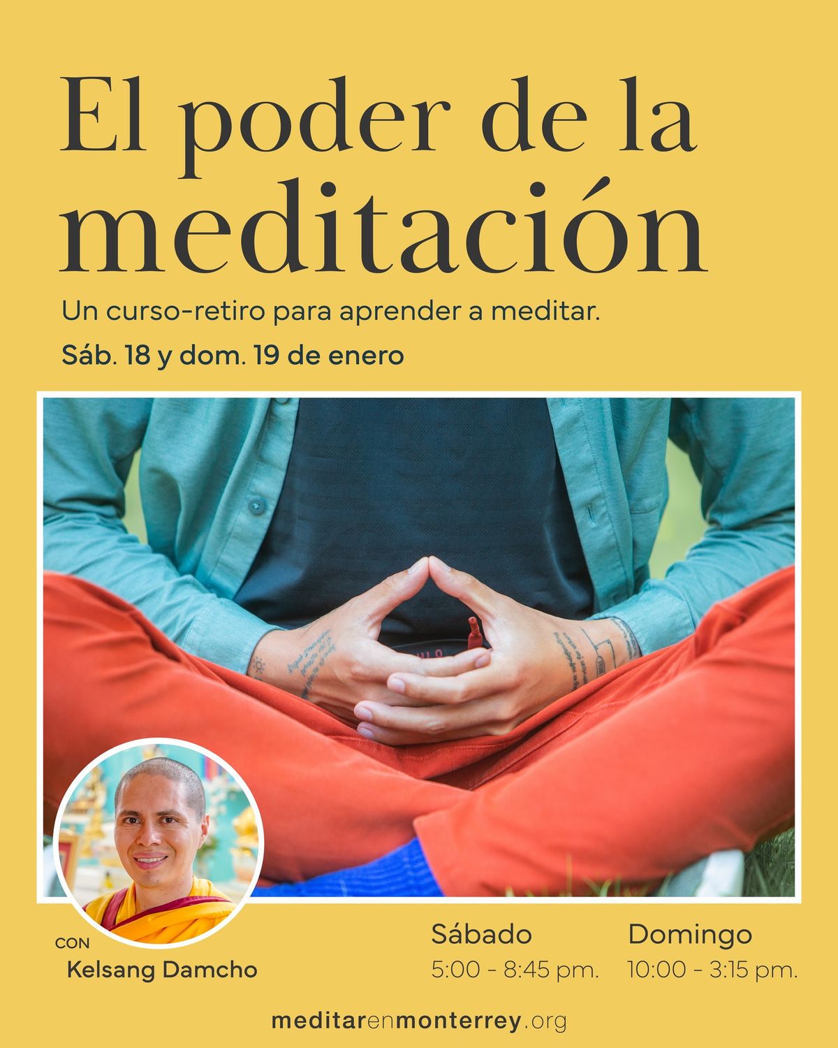 El poder de la meditaci\u00f3n \u00b7 Un curso-retiro para aprender a meditar