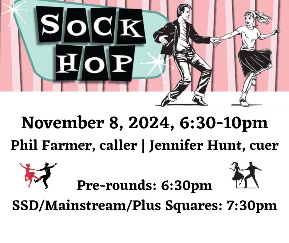 "Sock Hop" Theme Square Dance with Rounds | Phil Farmer and Jennifer Hunt