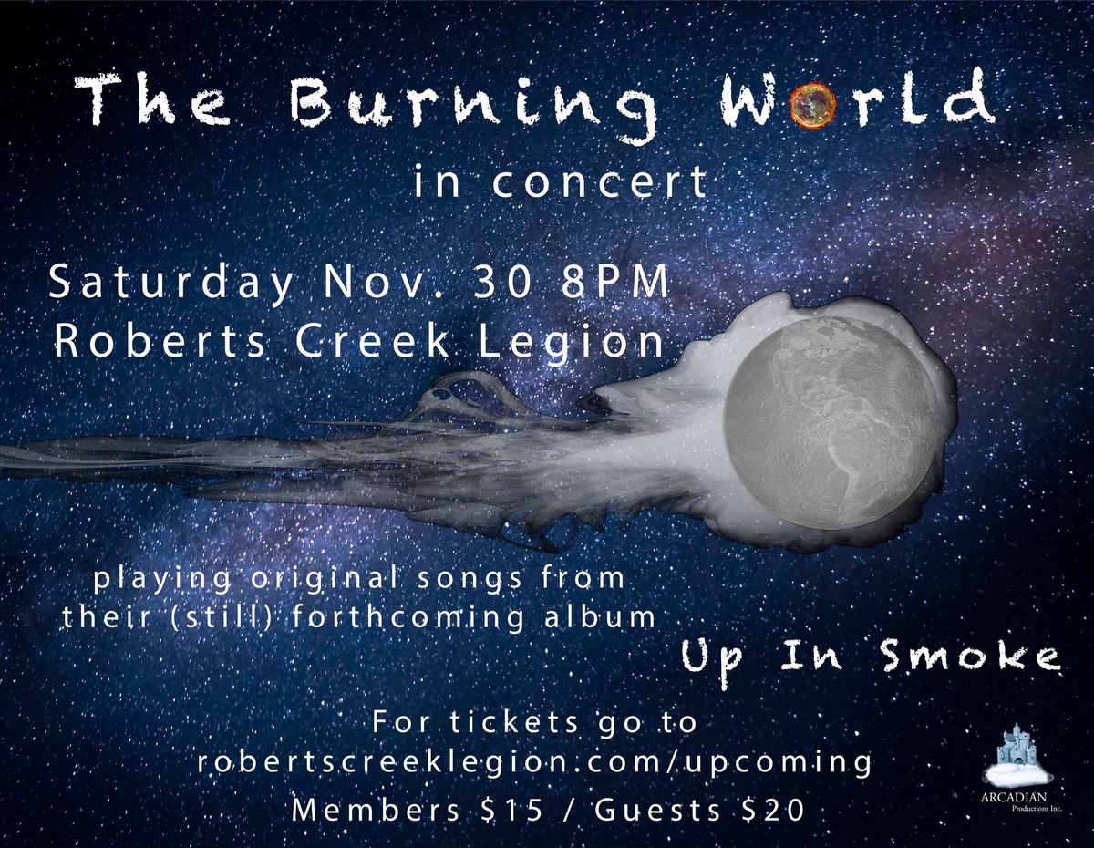 The Burning World in concert.