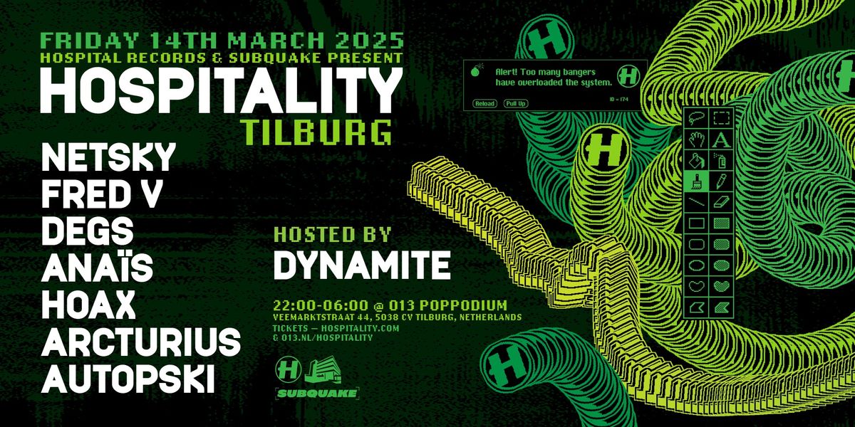 Subquake x Hospitality \/\/ 013 Tilburg