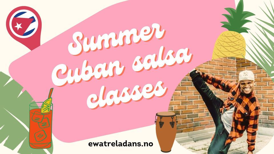 SUMMER Cuban salsa classes with Yordano Bulgar!