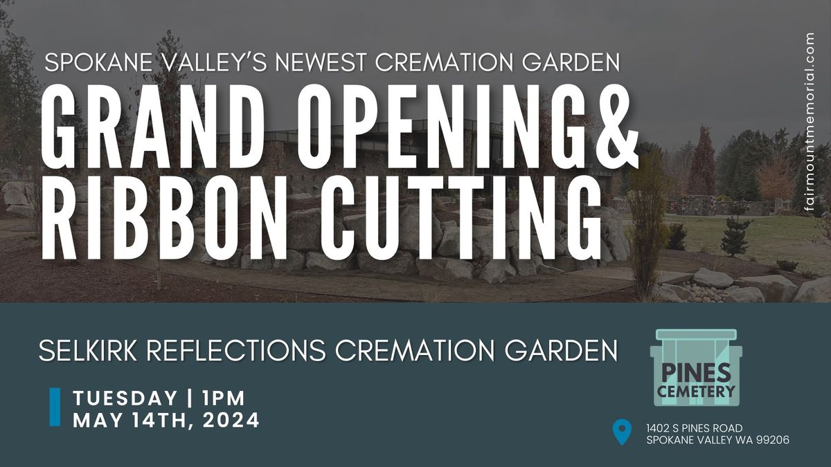 Selkirk Reflections Cremation Garden- Ribbon Cutting & Grand Opening