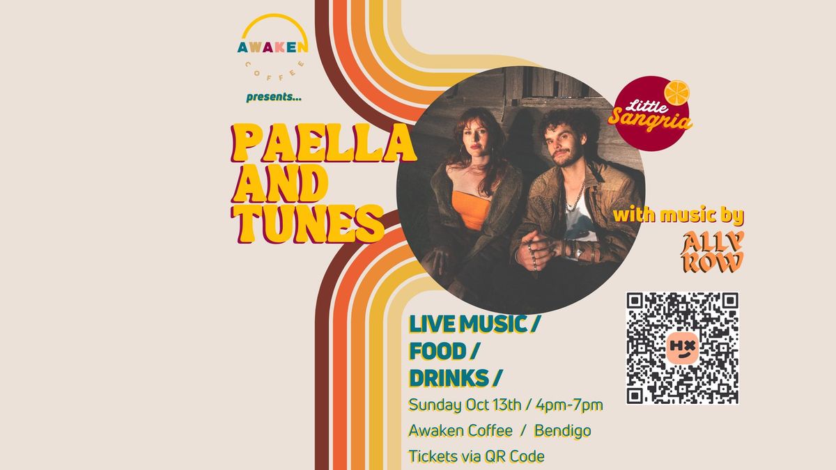 Awaken Coffee presents 'Paella and Tunes' with Ally Row & Little Sangria