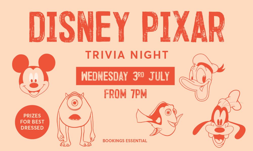 Disney Pixar Trivia Night