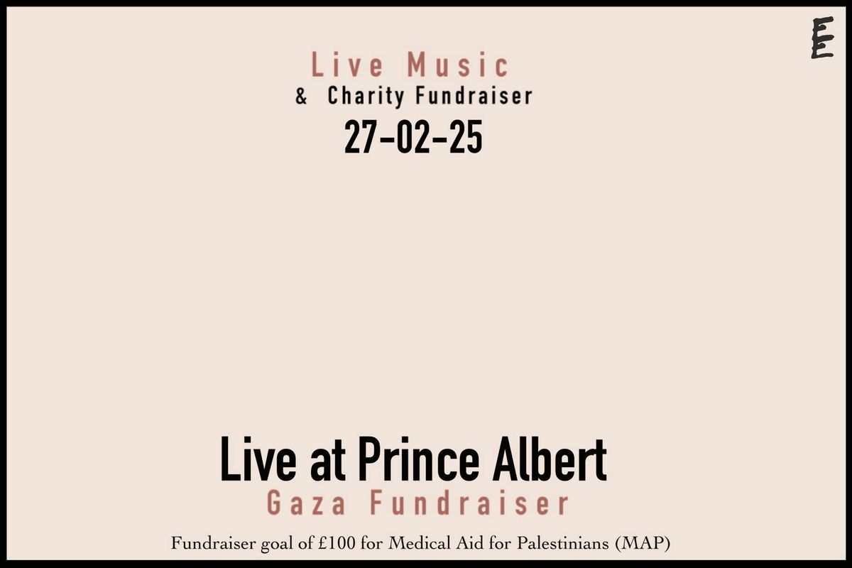 Eastwood Events: 'Live Music &amp; Gaza Fundraiser'