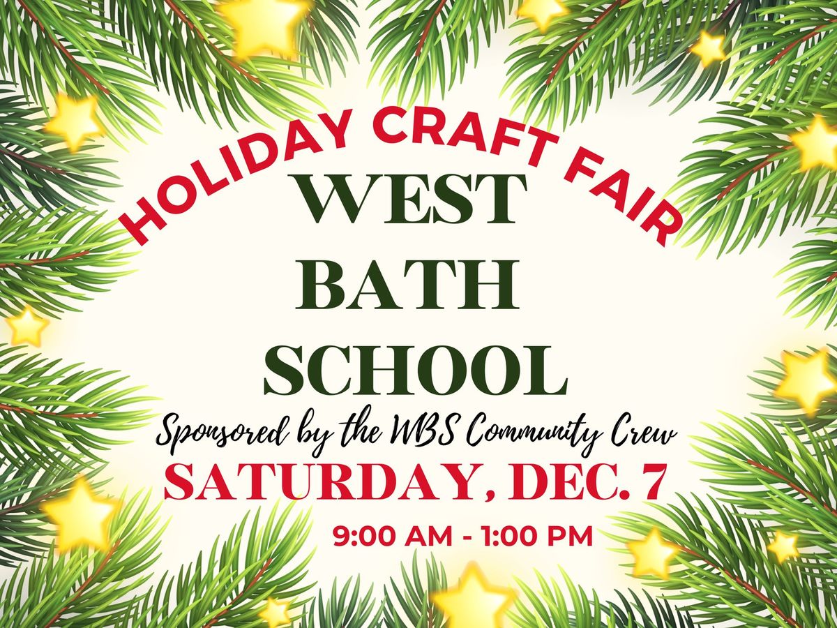 West Bath School Holiday Craft Fair