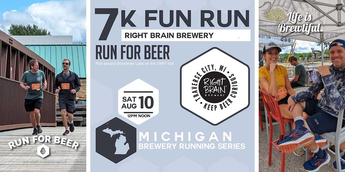 7k Beer Run x Right Brain | 2024 Michigan Brewery Running Series