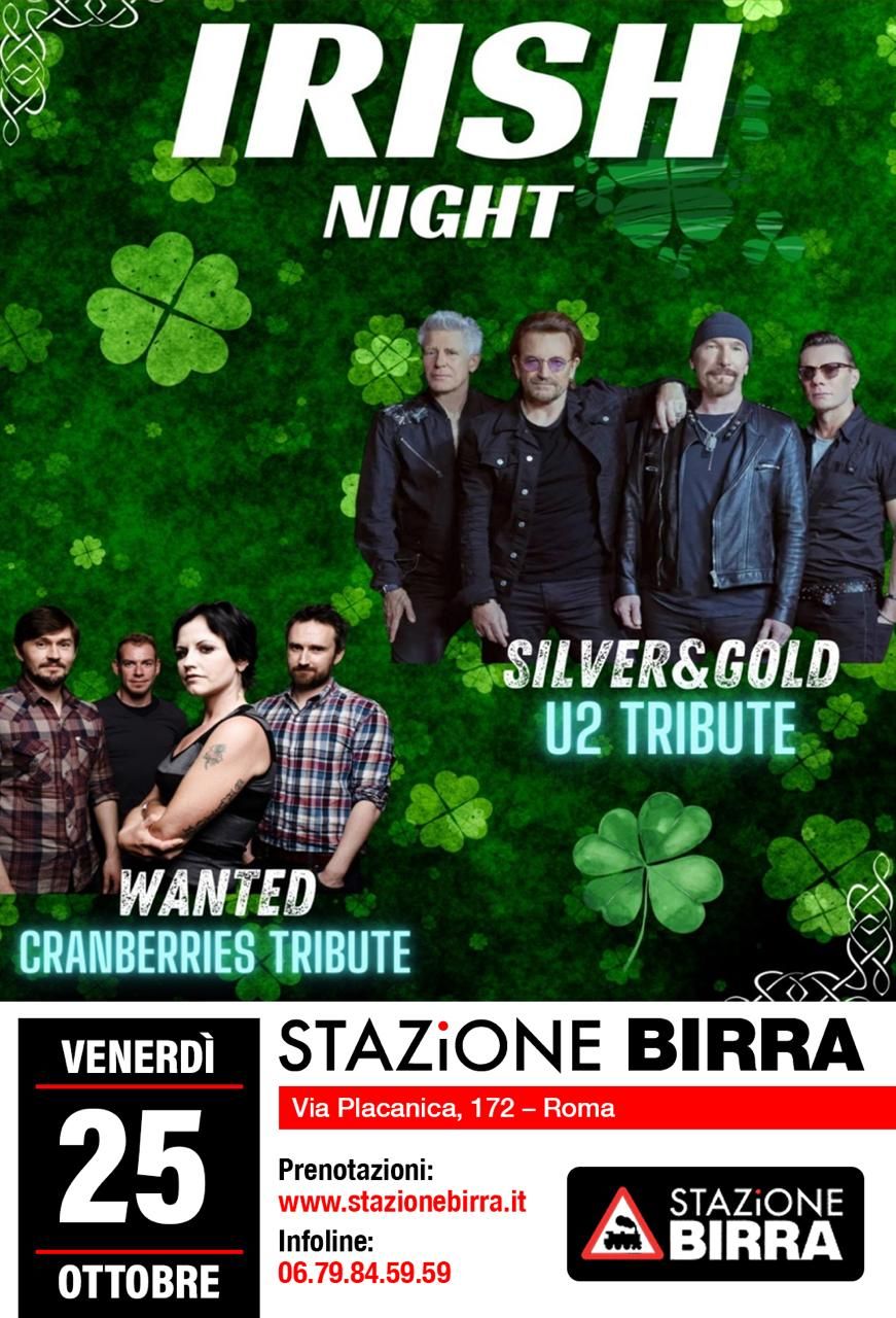 IRISH NIGHT: U2 & CRANBERRIES Tribute