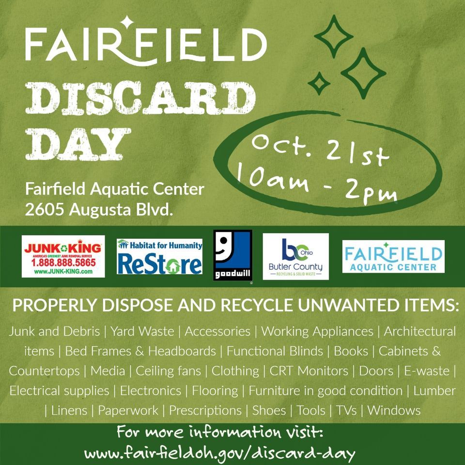 Discard Day 2023, Fairfield Aquatic Center, 21 October 2023