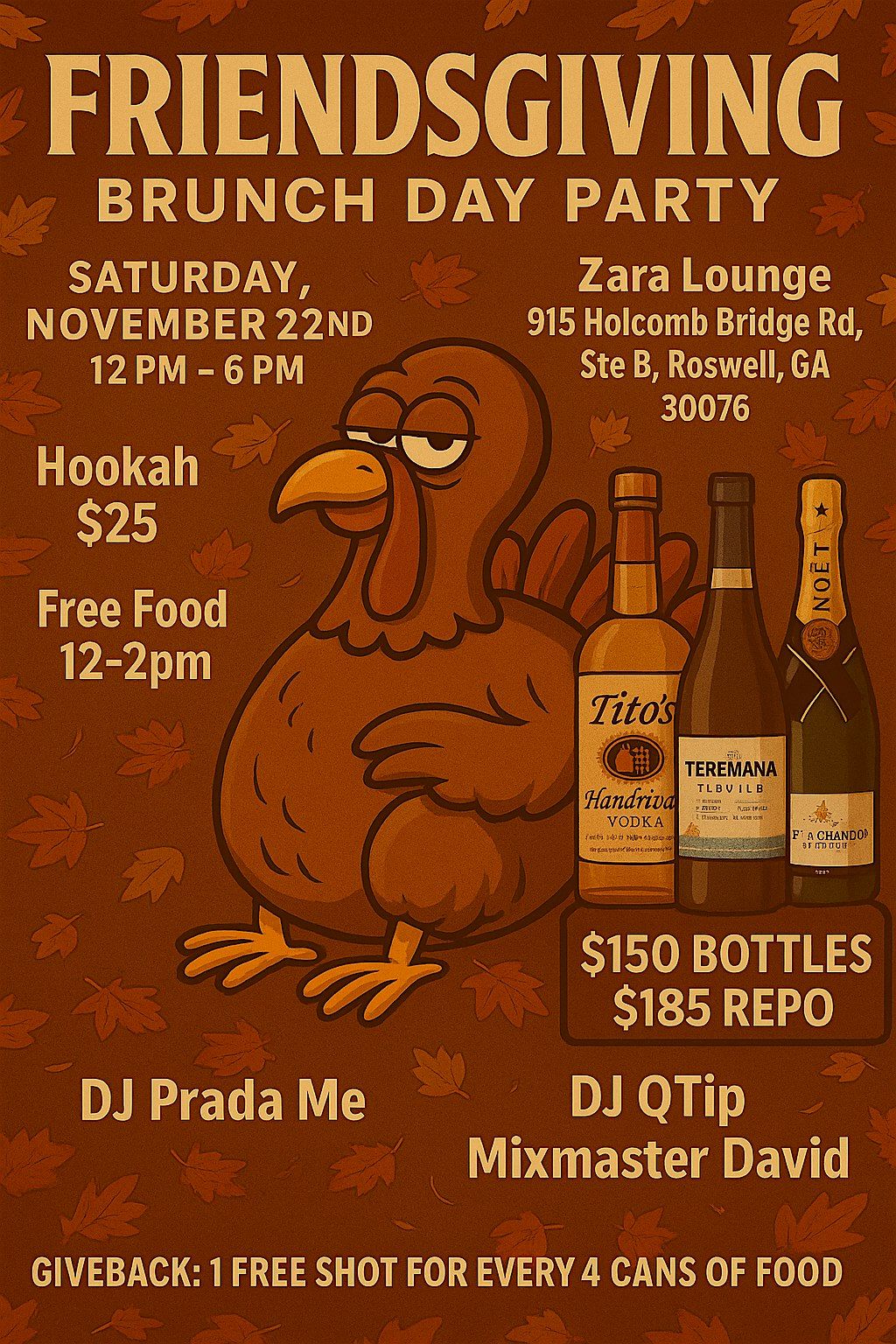 FREINDSGIVING BRUNCH & DAY PARTY {Free Admission}