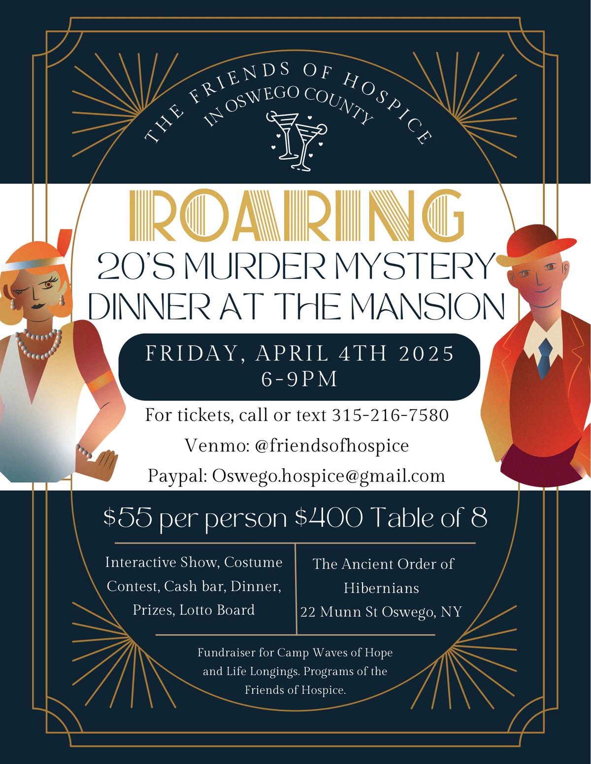 Roaring 20s Murder Mystery Dinner 