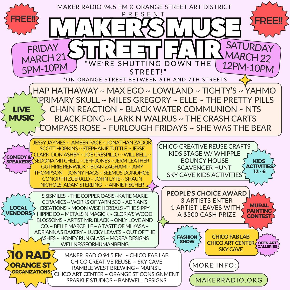 Maker's Muse Street Fair