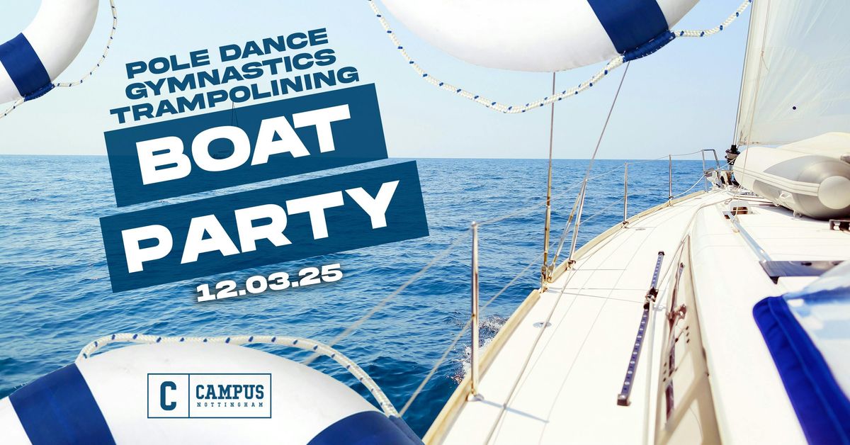 Pole Dance, Gymnastics &amp; Trampolining Boat Party