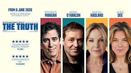 The Truth - wicked comedy with stellar cast - group event Weds 8th July