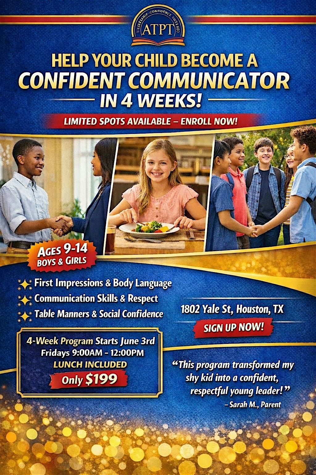 Kids Etiquette\u2019s Program