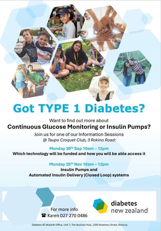 Diabetes NZ Information Session- Taupo