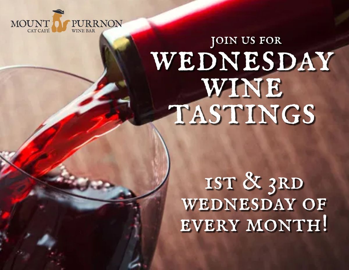 Wine Tasting Wednesdays! Drink Wine, Save Cats