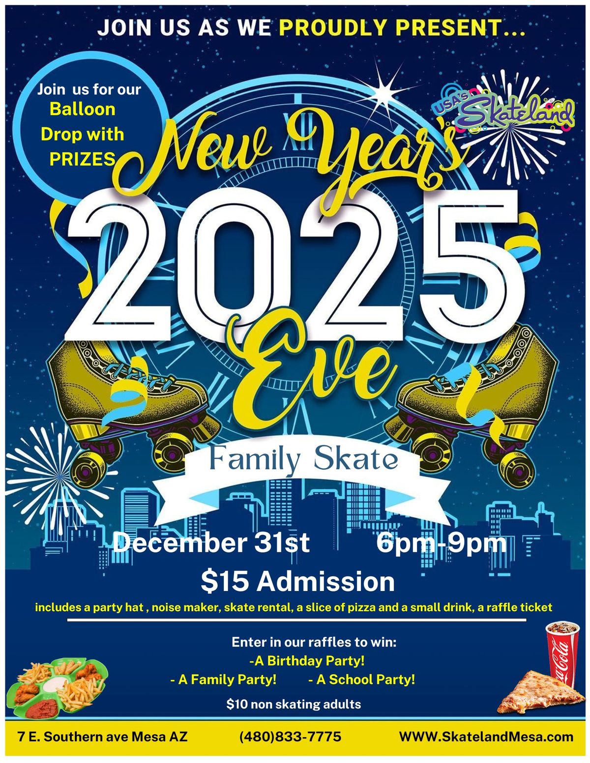 New Years Eve Family Skate Party