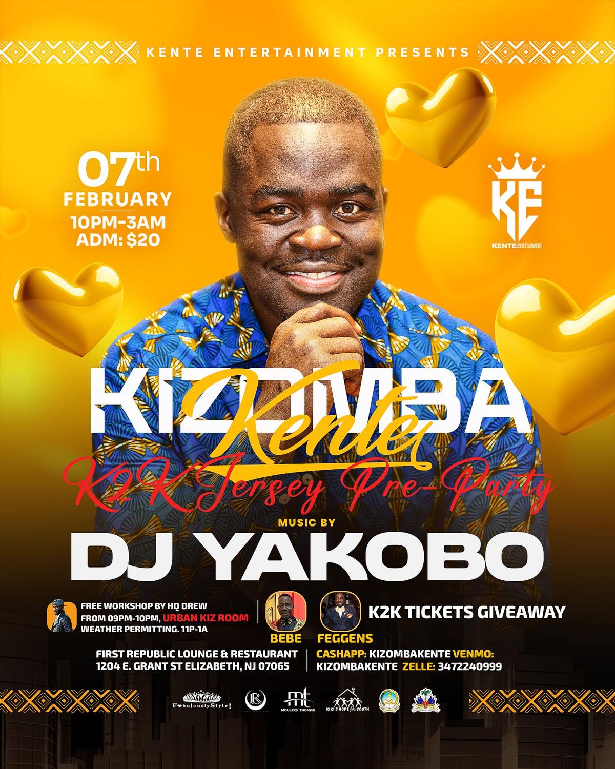 KIZOMBA KENTE K2K NIGHT feat. DJ YAKOBO