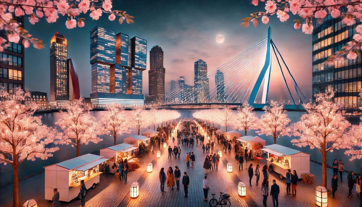 Cherry Blossom Light Festival Rotterdam