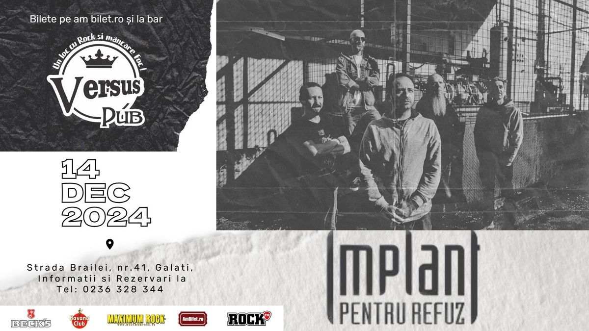 IMPLANT PENTRU REFUZ live @ VERSUS Pub