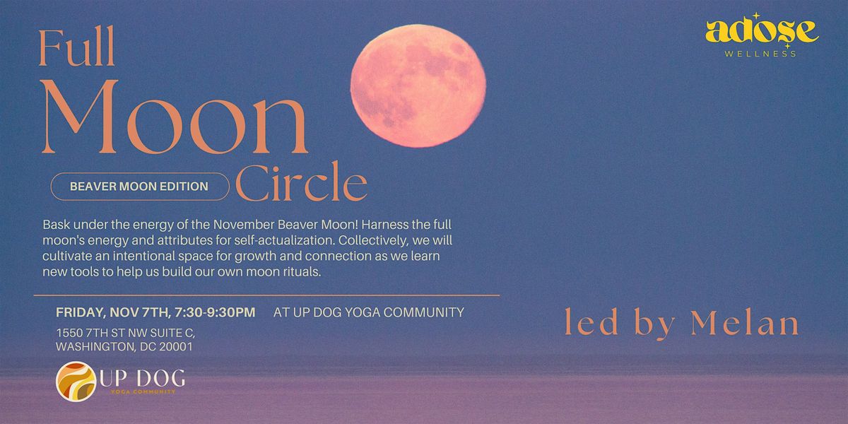 Full Moon Circle: Cold Supermoon Edition