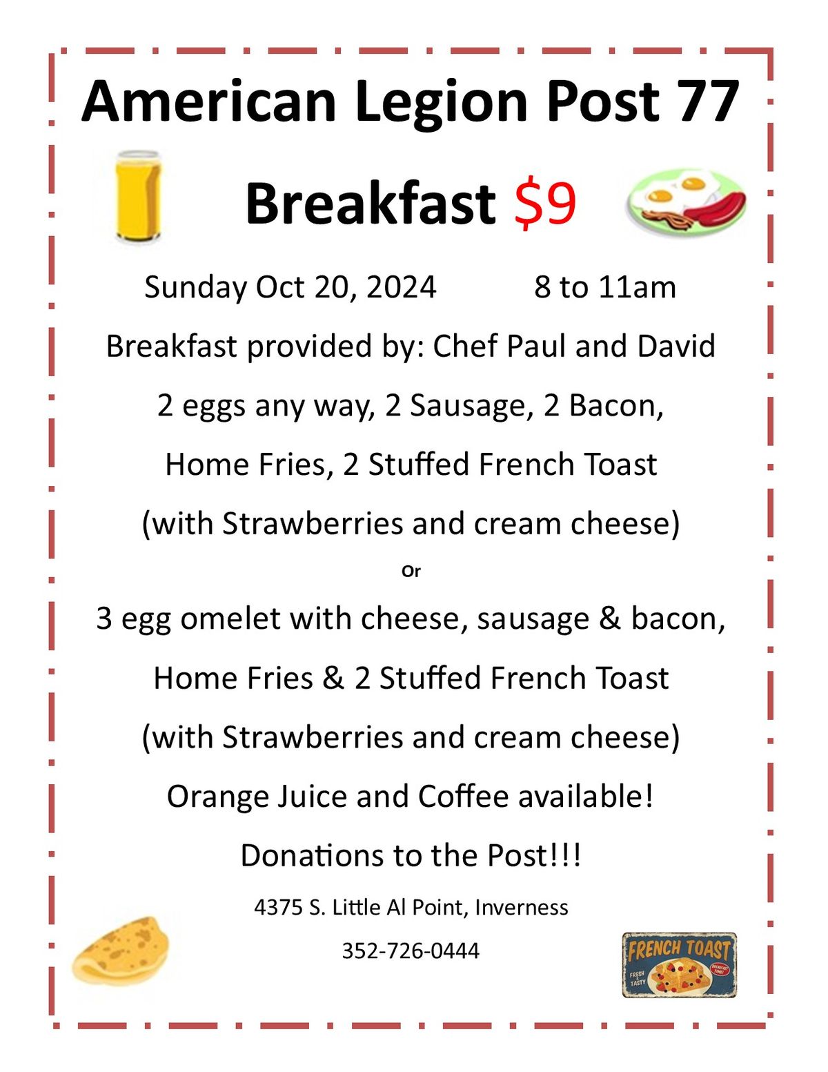 American Legion Post 77 Breakfast