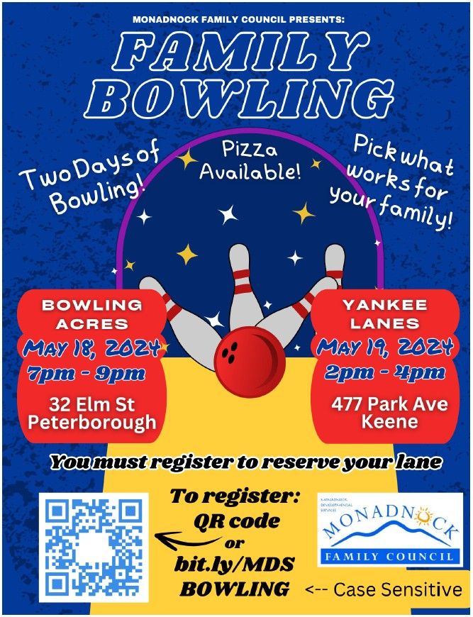 Family Council Bowling Events- Keene