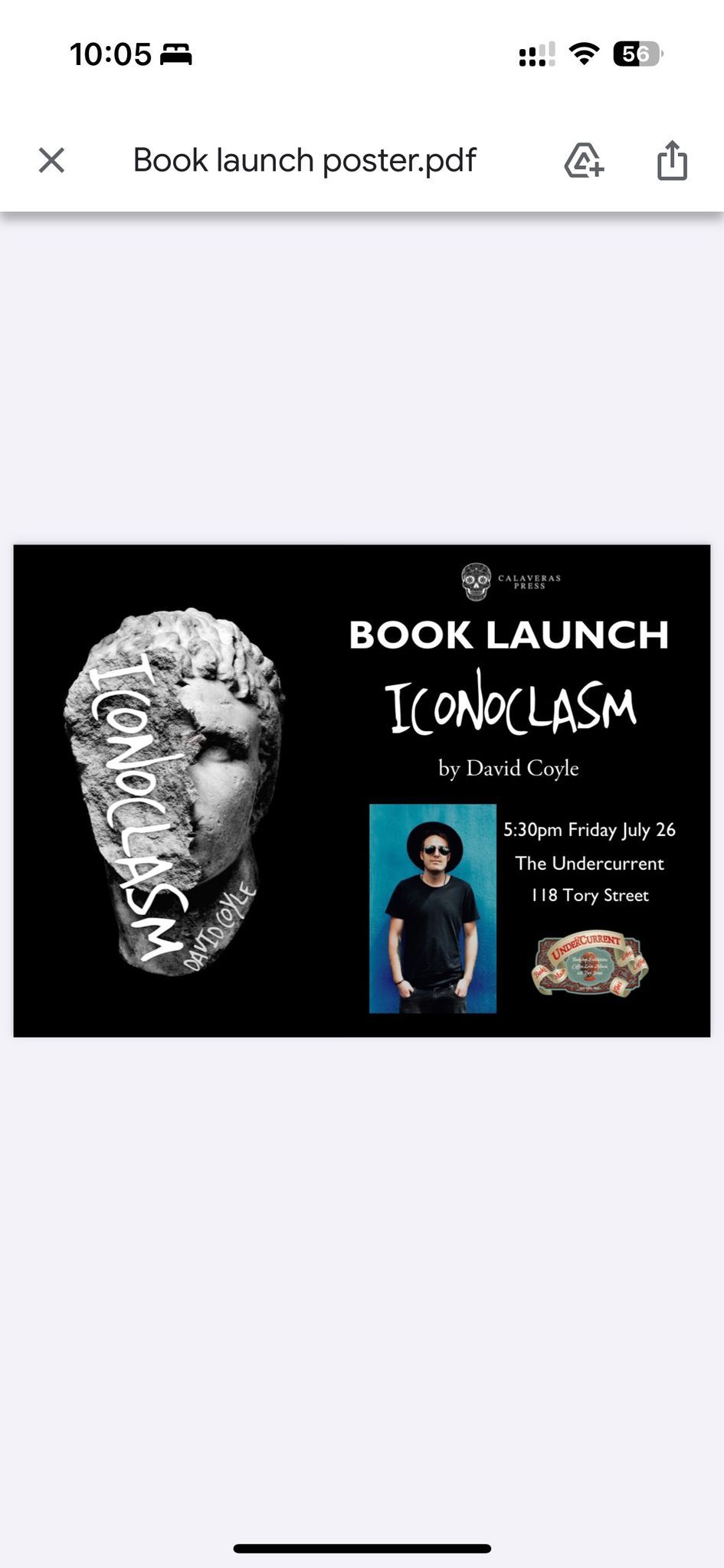 Iconoclasm book launch 