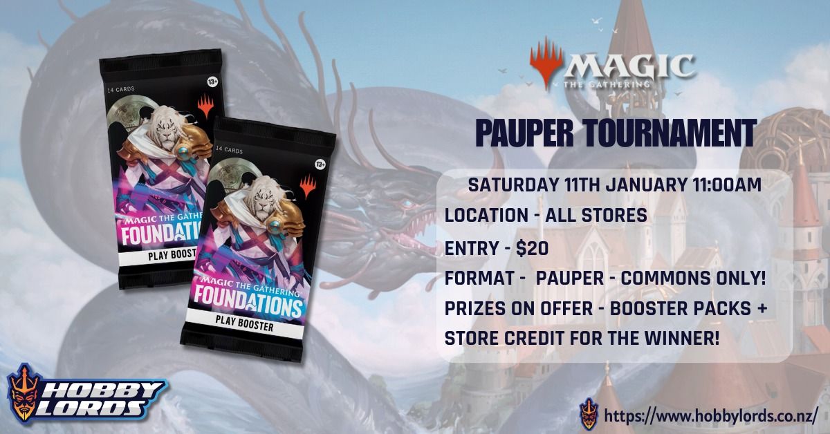 Magic: the Gathering - Pauper Tournament!