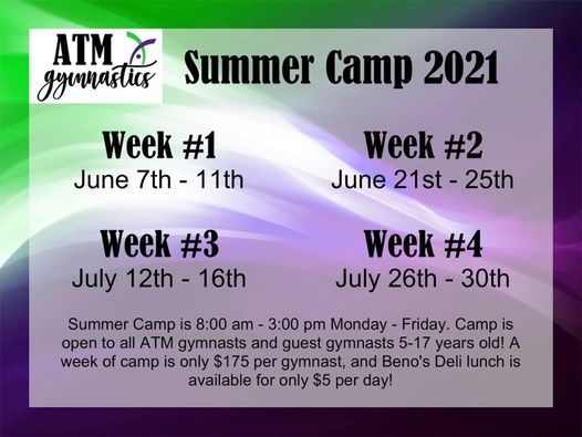 atm gymnastics summer camp week 2 123