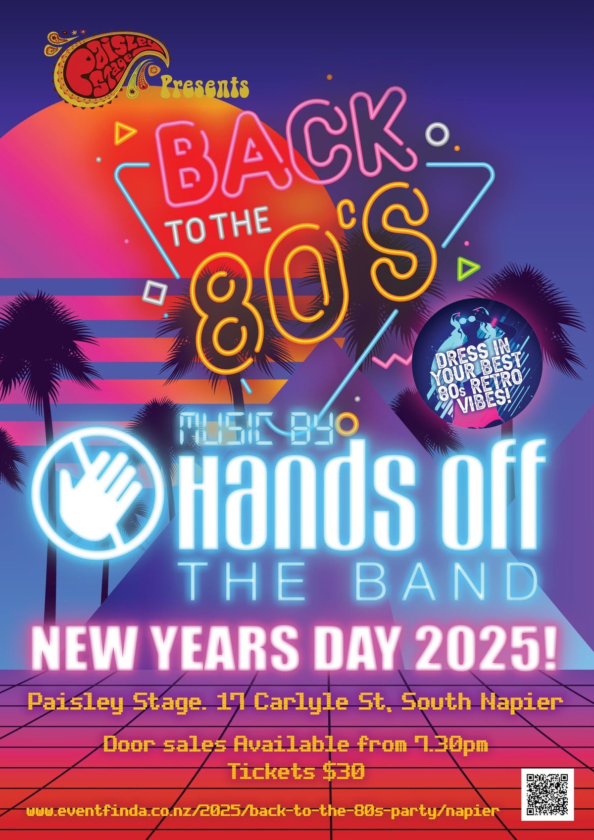 Back To The 80's!! New Years Day Party 