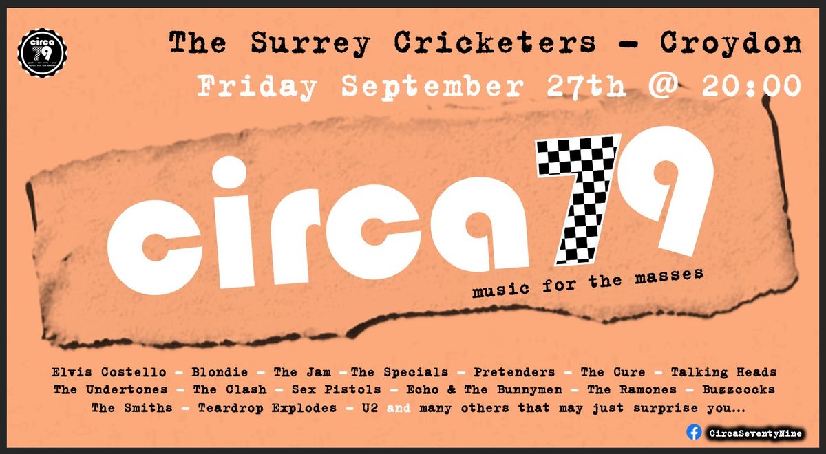 CIRCA79 Live @ The Surrey Cricketers, Croydon