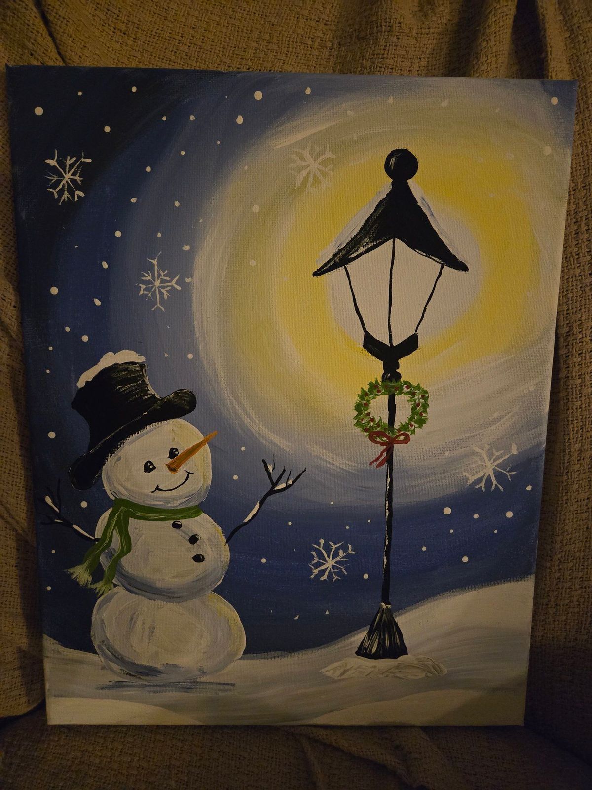 Paint Night - Snowman