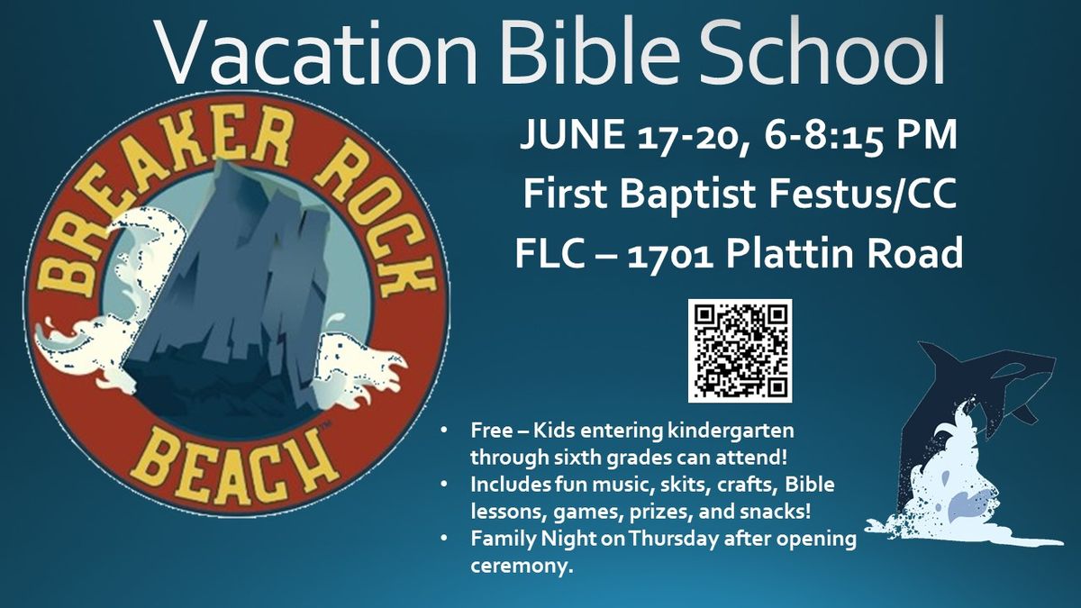 VBS Nightly at our FLC - 1701 Plattin Road in Festus