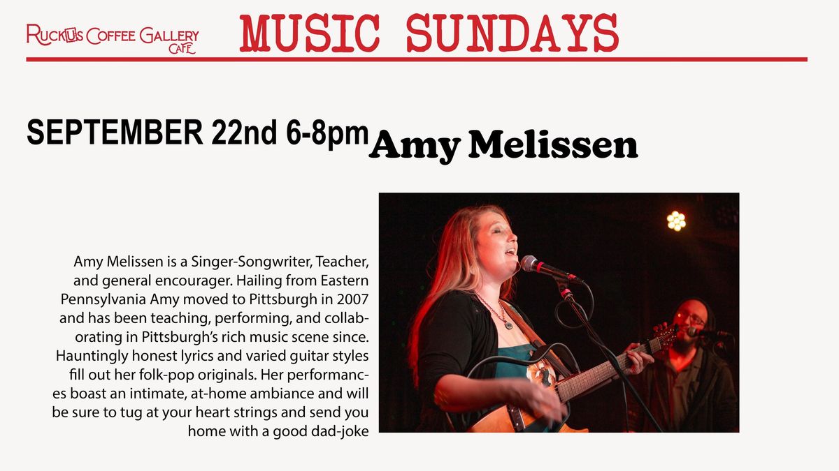 Sunday Night Music Feating Amy Melissen