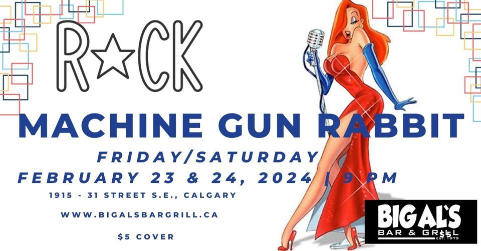 Machine Gun Rabbit LIVE at Big Als!, Big Al's Bar & Grill, Calgary, 24 ...