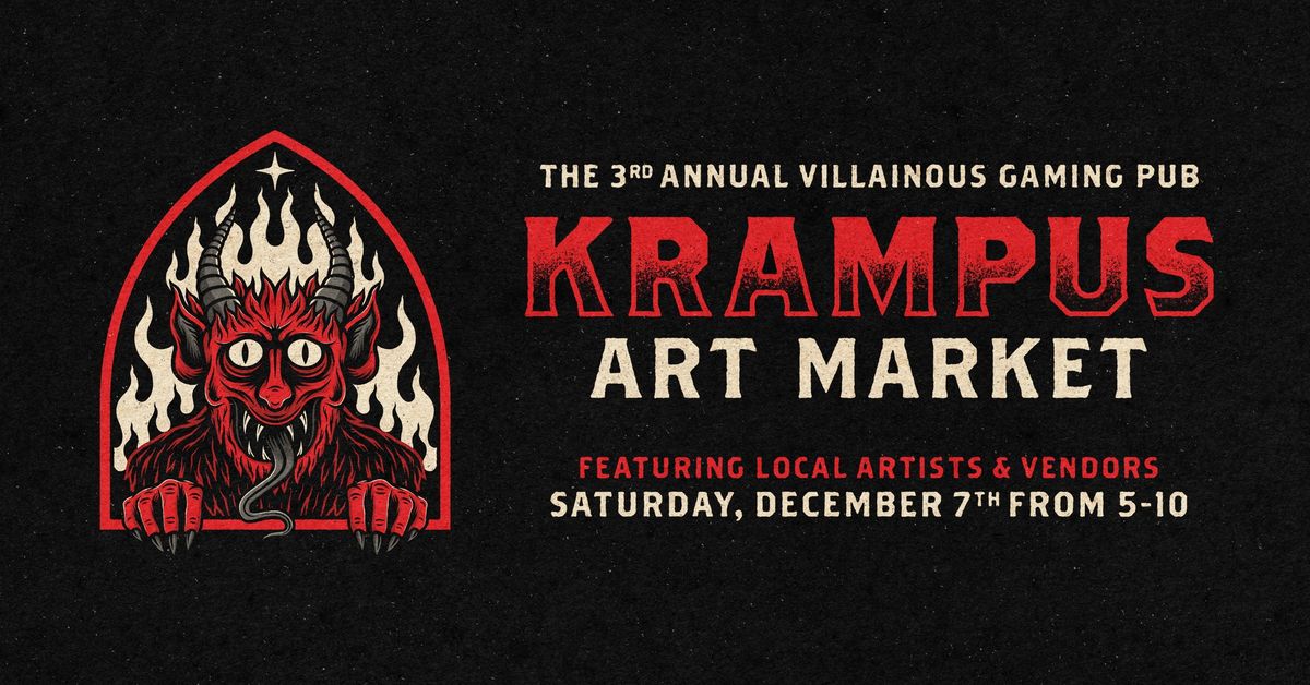 The 3rd Annual Villainous Gaming Pub Krampus Art Market, Villainous