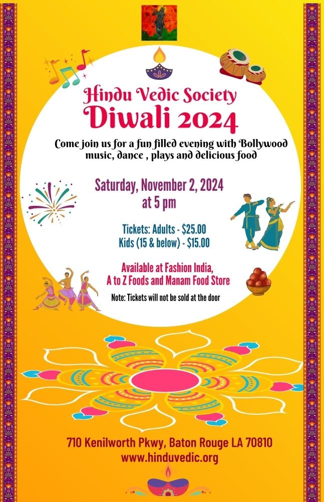 Hindu Vedic Society Diwali 2024