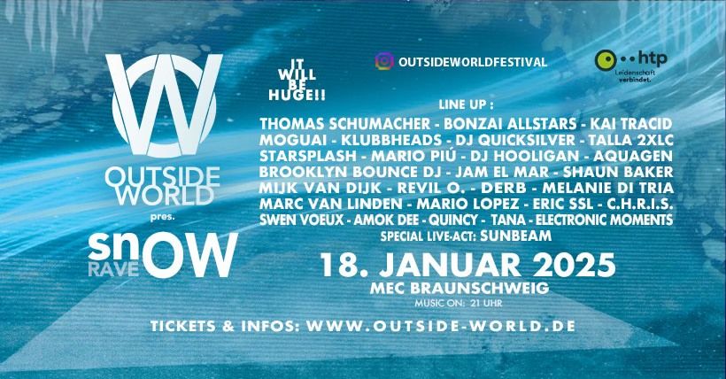 OUTSIDE WORLD FESTIVAL - SNOW RAVE - Mega Winter Edition