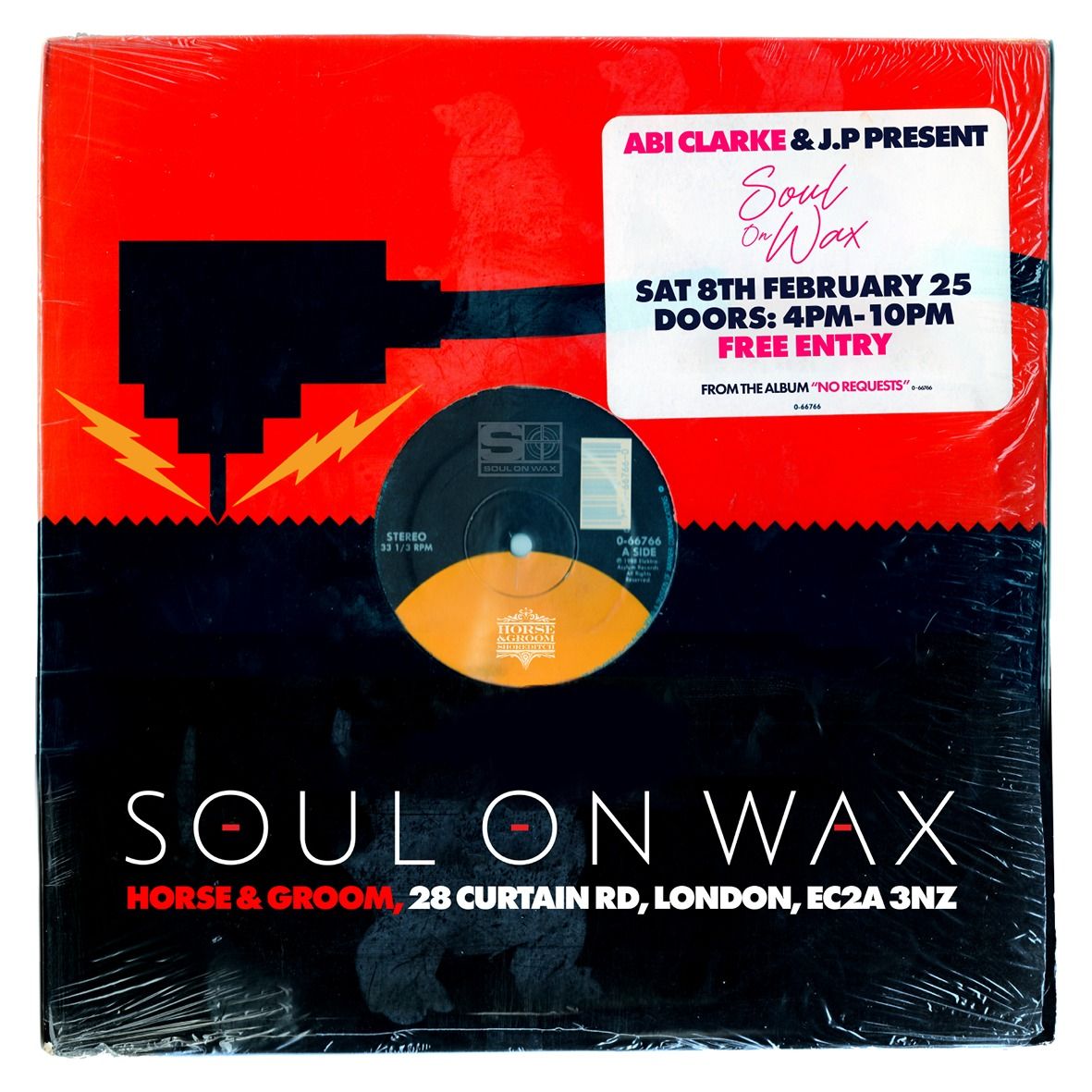 Soul On Wax with Abi Clarke & J.P. with guest Anita Long