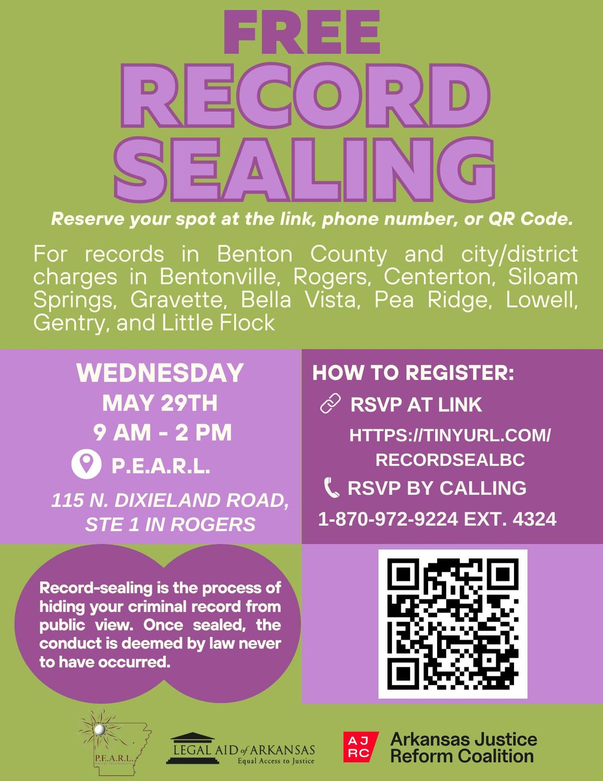 Free Record Sealing Clinic