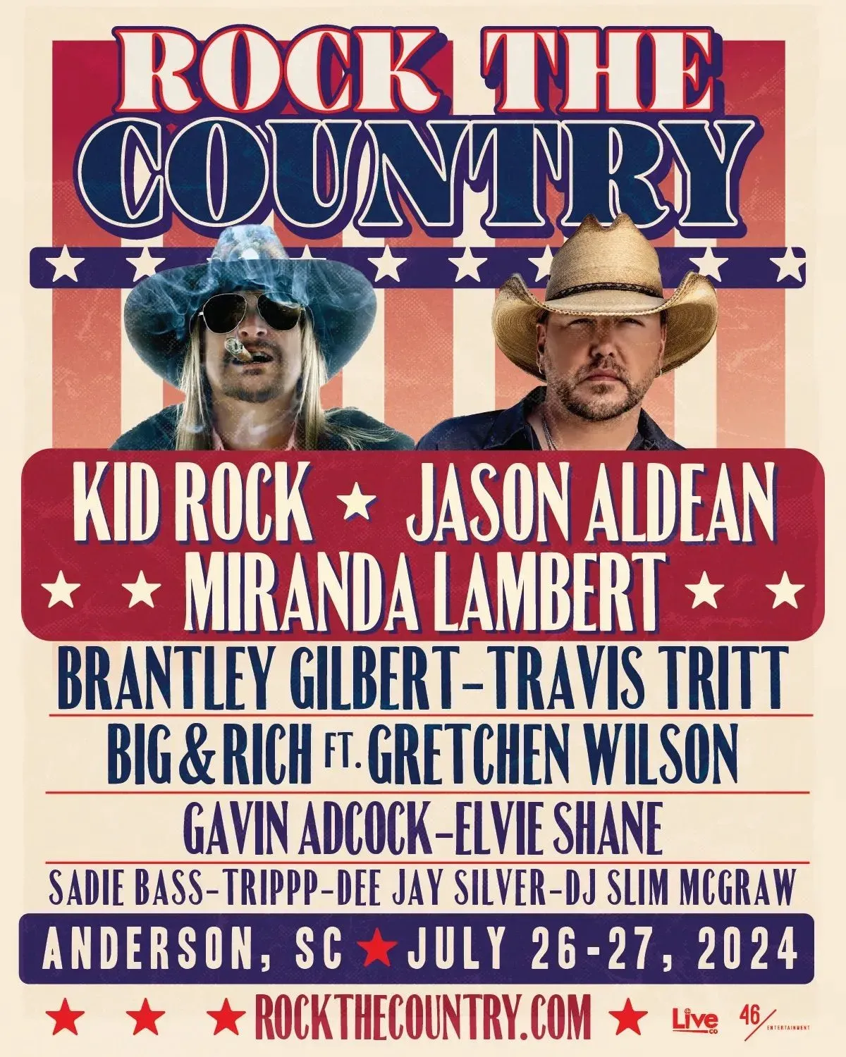 Rock The South - (Friday) with Kid Rock