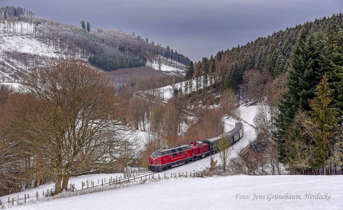 Fahrt nach Winterberg - Ein Schneetag unterm Kahlen Asten  