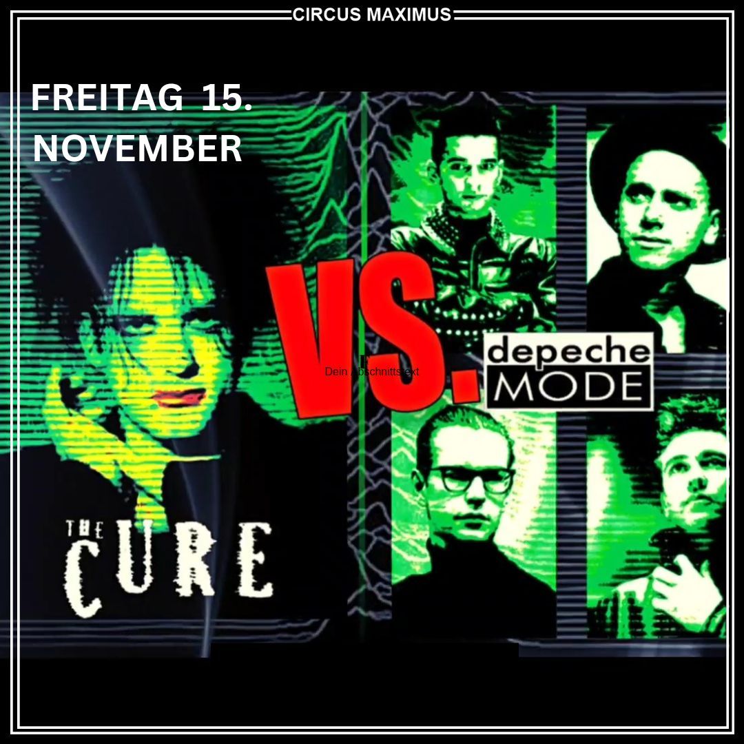 The Cure vs. Depeche Mode Party A Tribute To Joy Division! 