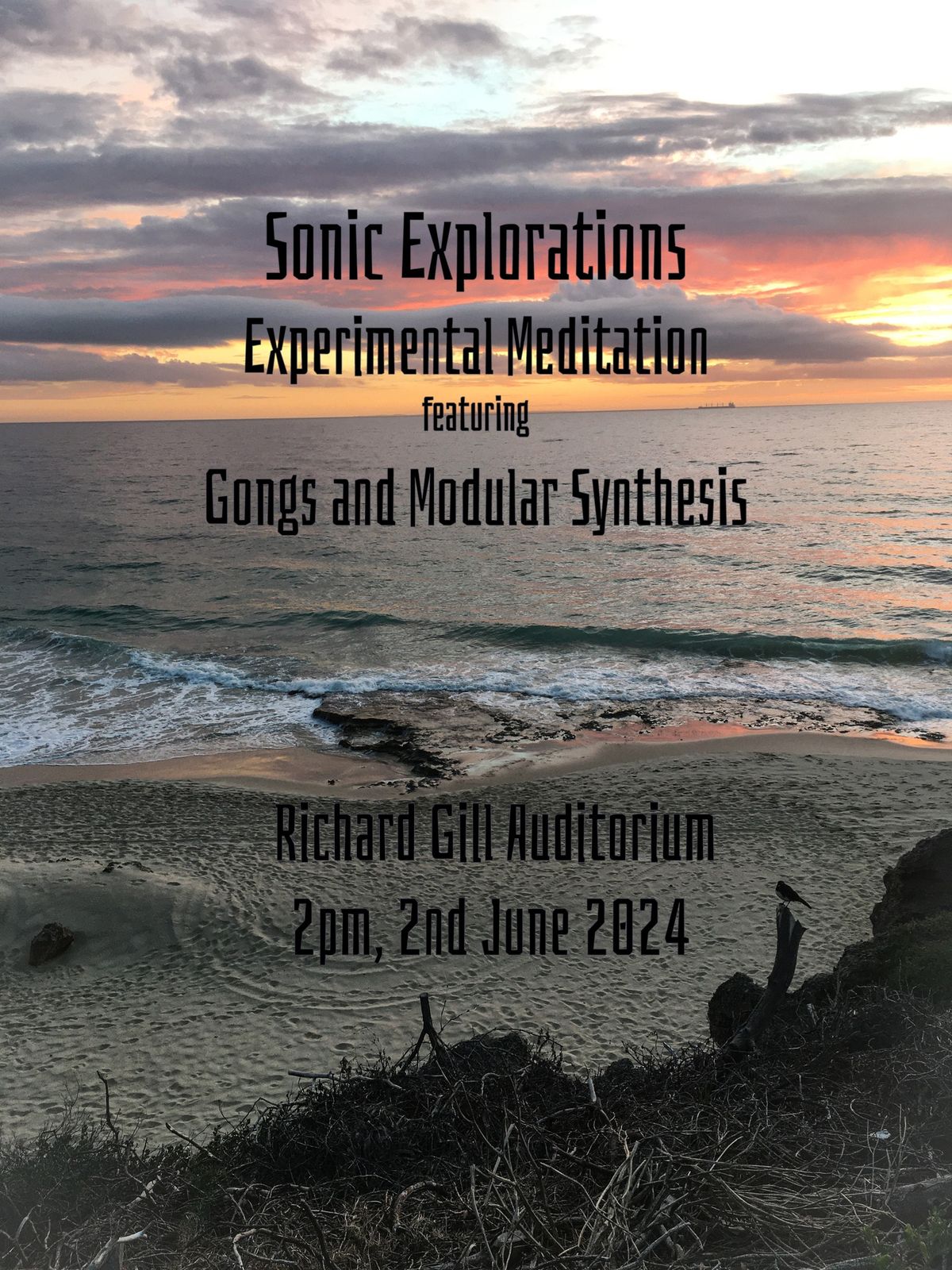 Sonic Explorations in Experimental Meditation featuring Gongs and Modular Synthesis