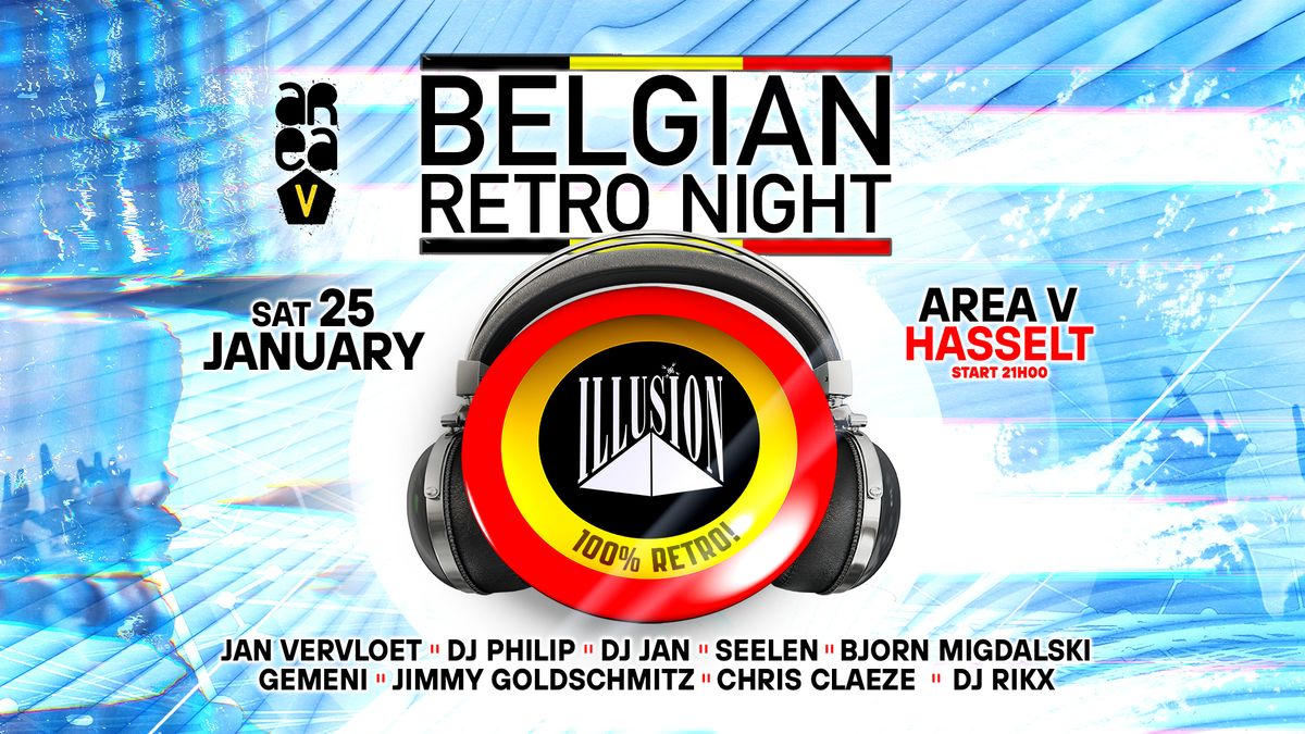 Illusion Belgian Retro Night at AreaV