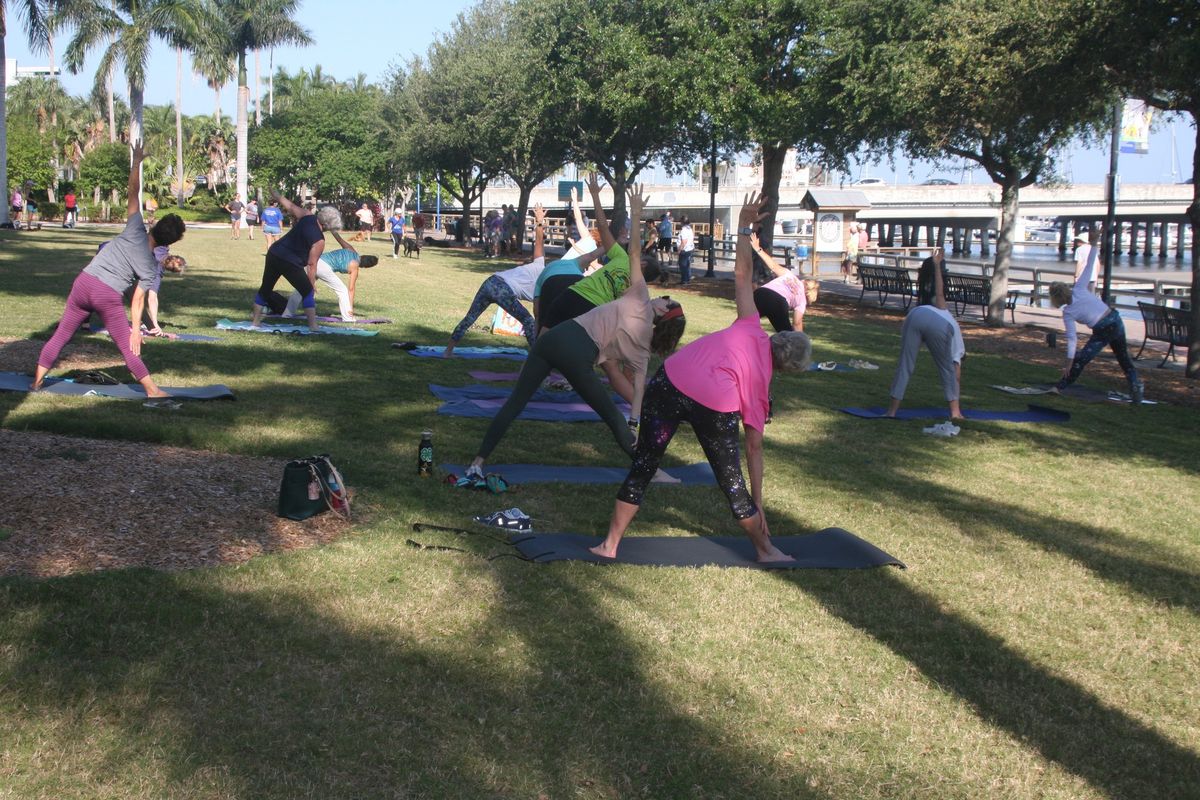 Yoga on Bradenton Riverwalk