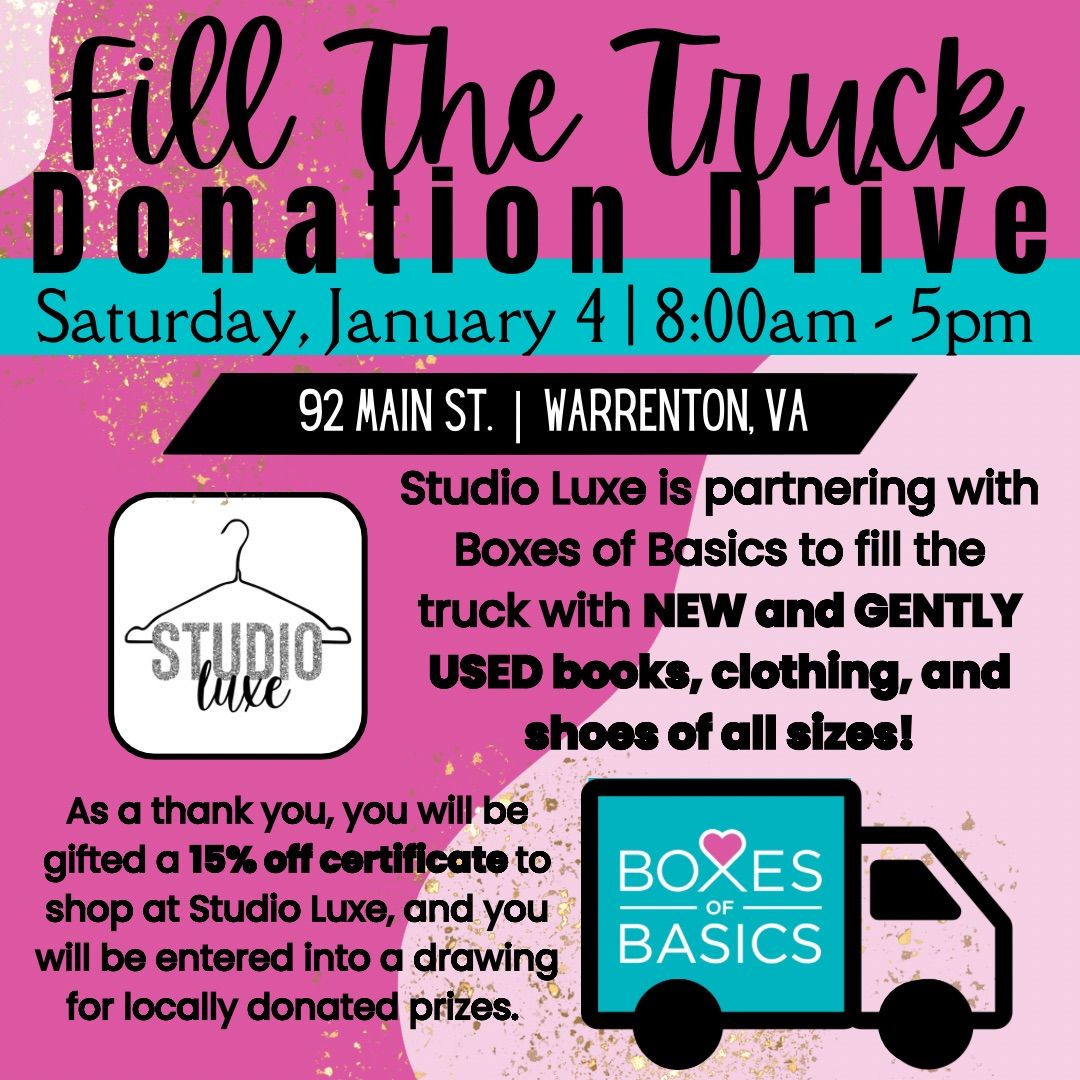 Fill The Truck Donation Drive 